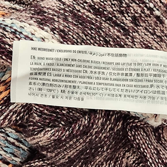 Hollister Baja Textured Fringe Pullover V-Neck Hooded L/S Sweater Size S - Picture 9 of 9